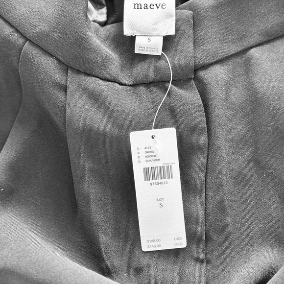 NWT!!  Anthropologie Maeve Pleated Cullotte Trousers Small - Picture 5 of 5